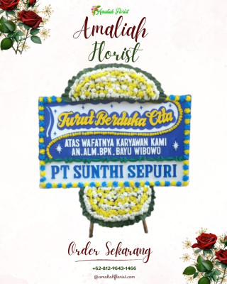 Papan Bunga Duka di Teladan